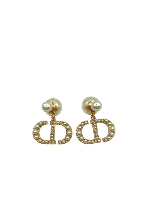 dior earrings long|dior earrings second hand.